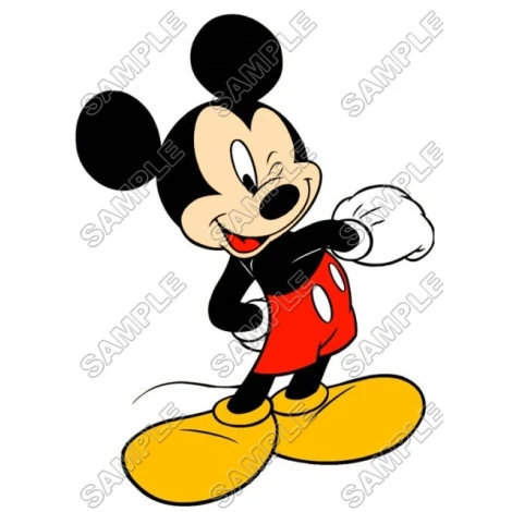 Mickey Mouse T Shirt Iron on Transfer Decal ~#22