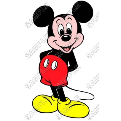 Mickey Mouse T Shirt Iron on Transfer Decal ~#7