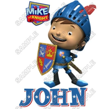 Mike the Knight   Personalized  Custom  T Shirt Iron on Transfer Decal ~#2