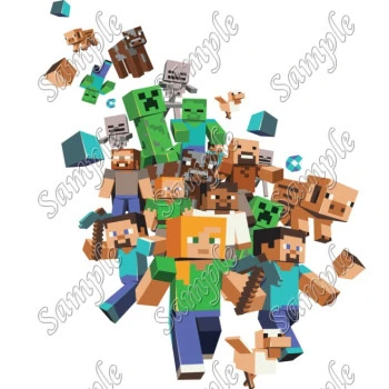 Minecraft  T Shirt Iron on Transfer Decal ~#6