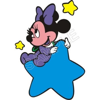 Minnie Mouse Baby T Shirt Iron on Transfer Decal ~#4