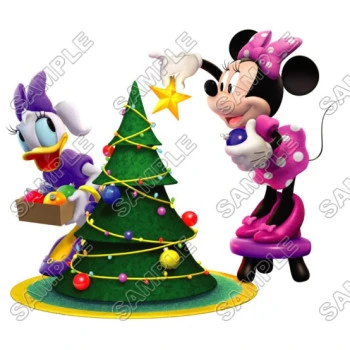 Minnie Mouse Christmas  T Shirt Iron on Transfer Decal ~#1
