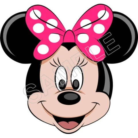 Minnie Mouse Pink Bow  T Shirt Iron on Transfer  Decal  ~#35