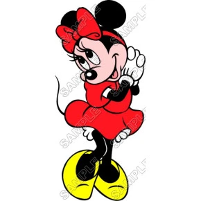 Minnie Mouse  T Shirt Iron on Transfer Decal ~#11