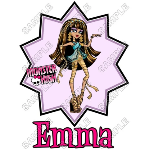 Monster High  Personalized  Custom  T Shirt Iron on Transfer Decal ~#41