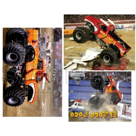 Monster Jam Truck  El Toro Loco T Shirt Iron on Transfer Decal ~#1
