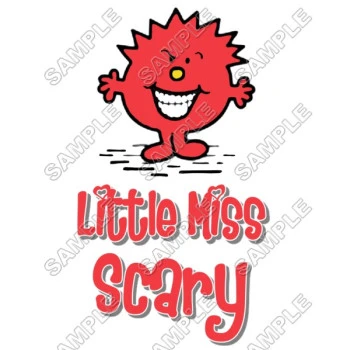 Mr Men and Little Miss Scary T Shirt Iron on Transfer Decal ~#50