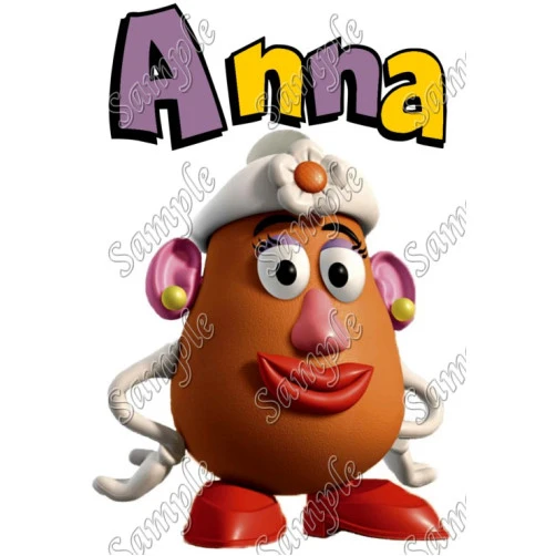 Mrs. Potato Head  Toy Story  Personalized  Custom  T Shirt Iron on Transfer Decal ~#1