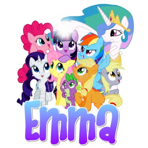 My Little Pony   Personalized  Custom  T Shirt Iron on Transfer Decal ~#64