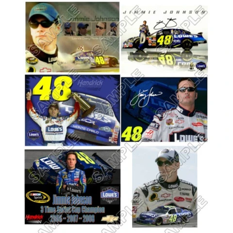 NASCAR  Jimmie  Johnson  T Shirt Iron on Transfer  Decal  ~#2