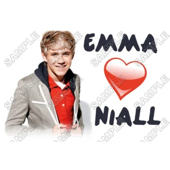 One Direction  Niall Horon  Personalized  Custom  T Shirt Iron on Transfer Decal ~#40