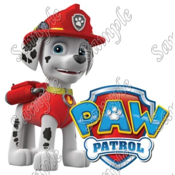 PAW Patrol Marshall T Shirt Iron on Transfer  Decal  ~#4