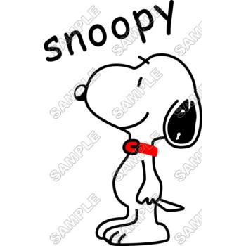 Peanuts, Snoopy, Charlie Brown   T Shirt Iron on Transfer Decal ~#4