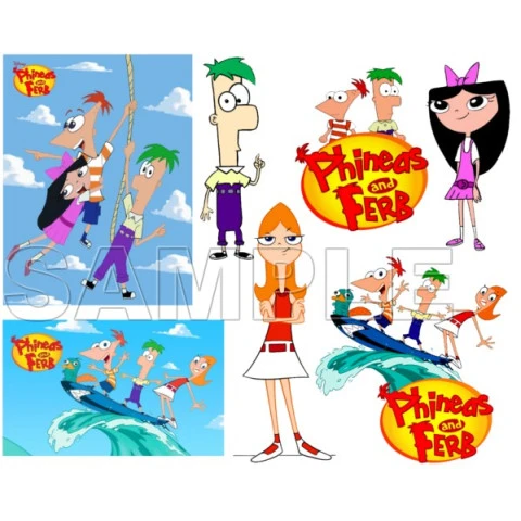 Phineas & Ferb T Shirt Iron on Transfer Decal ~#1