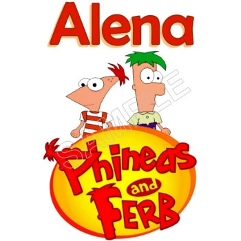 Phineas and Ferb  Personalized  Custom  T Shirt Iron on Transfer Decal ~#116