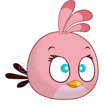 Pink Angry Bird   T Shirt Iron on Transfer  Decal  ~#72