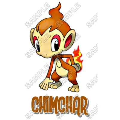Pokemon Chimchar  T Shirt Iron on Transfer Decal ~#4