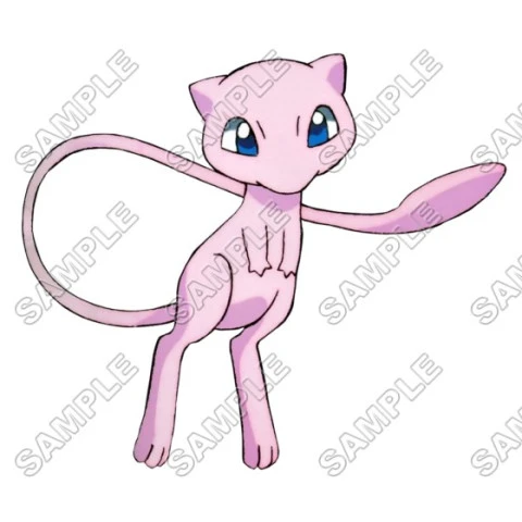 Pokemon Mew  T Shirt Iron on Transfer Decal ~#8