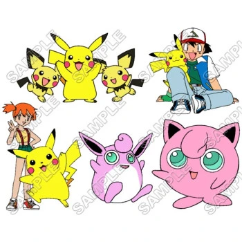 Pokemon T Shirt Iron on Transfer  Decal  ~#20