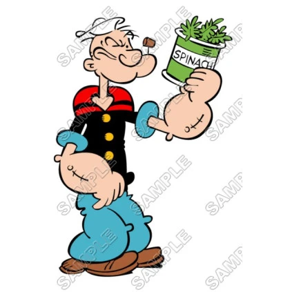 Popeye  T Shirt Iron on Transfer Decal ~#4