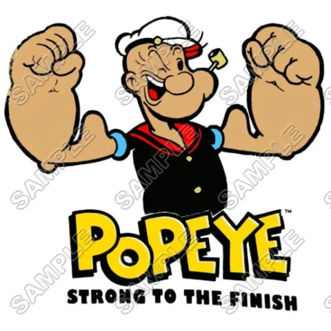 Popeye  T Shirt Iron on Transfer Decal ~#8