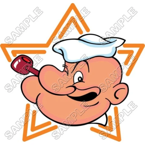 Popeye  T Shirt Iron on Transfer Decal ~#9