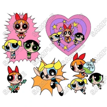 Powerpuff Girls T Shirt Iron on Transfer  Decal  ~#5