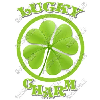 Saint Patrick's  ~# Lucky Charm ~#  T Shirt Iron on Transfer Decal ~#1