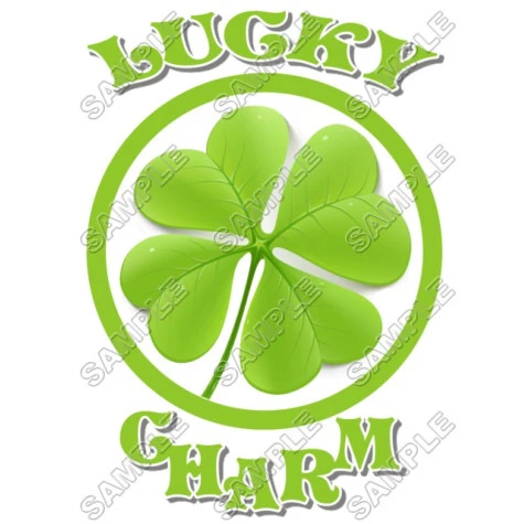 Saint Patricks  ~# Lucky Charm ~#  T Shirt Iron on Transfer Decal ~#1