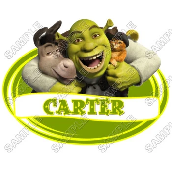Shrek Birthday  Personalized  Custom  T Shirt Iron on Transfer Decal ~#101