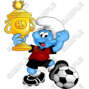 Smurf T Shirt Iron on Transfer Decal ~#3