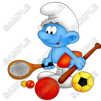 Smurf  T Shirt Iron on Transfer Decal ~#5