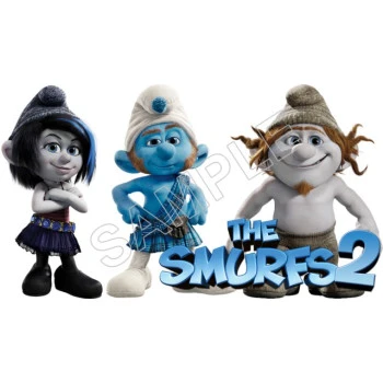 ~# Smurfs 2 ~# T Shirt Iron on Transfer  Decal  ~#37