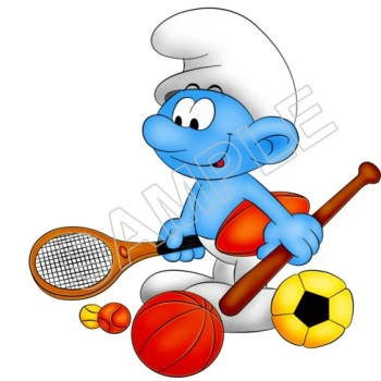 Smurfs T Shirt Iron on Transfer Decal ~#38