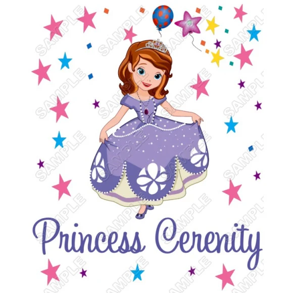 Sofia the First Personalized  Iron on Transfer  ~#1