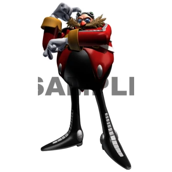 Sonic Eggman T Shirt Iron on Transfer Decal ~#41