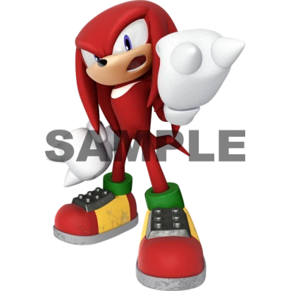 Sonic Knuckles  T Shirt Iron on Transfer Decal ~#33