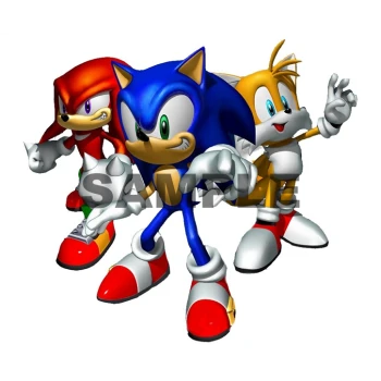 Sonic  Shadow  Knuckles T Shirt Iron on Transfer Decal ~#13