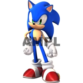 Sonic T Shirt Iron on Transfer Decal ~#25