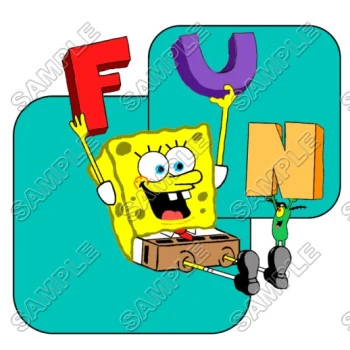 SpongeBob  T Shirt Iron on Transfer Decal ~#2