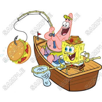 SpongeBob   T Shirt Iron on Transfer Decal ~#8