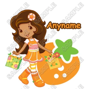 Strawberry Shortcake Orange Blossom Personalized  Custom  T Shirt Iron on Transfer Decal ~#34