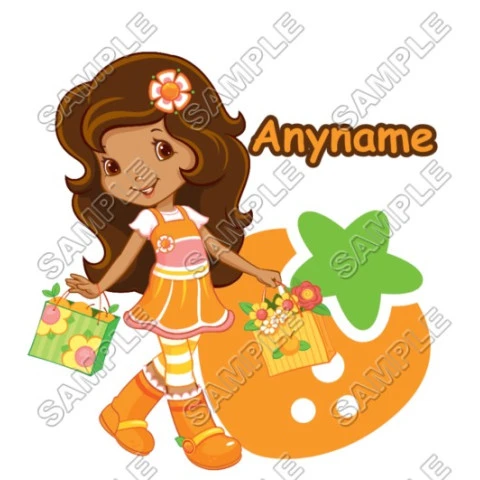 Strawberry Shortcake Orange Blossom Personalized  Custom  T Shirt Iron on Transfer Decal ~#34