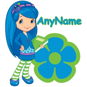 Strawberry Shortcake blueberry muffin Personalized  Custom  T Shirt Iron on Transfer Decal ~#1