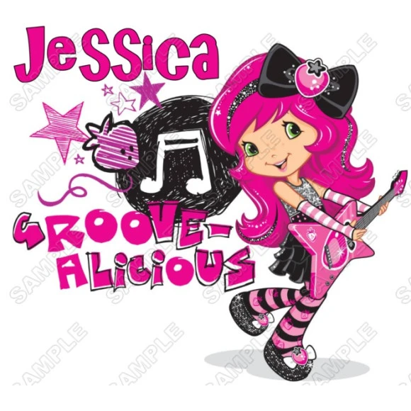 Strawberry shortcake Personalized  Iron on Transfer  ~#1