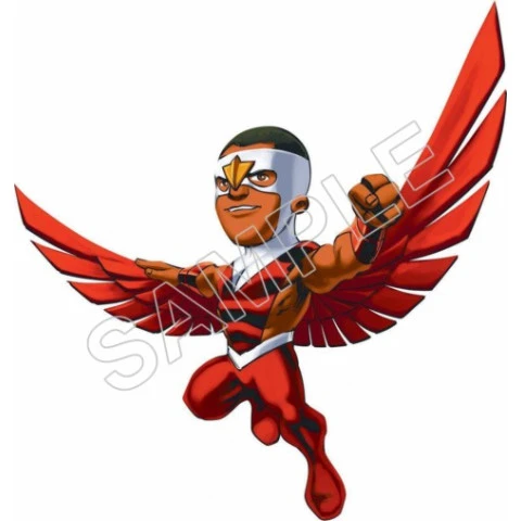 Super Hero Squad Falcon T Shirt Iron on Transfer Decal ~#12