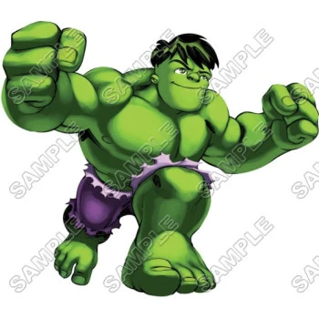 Super Hero Squad Hulk T Shirt Iron on Transfer Decal ~#4
