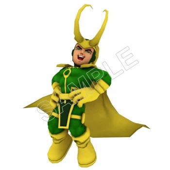 Super Hero Squad Loki T Shirt Iron on Transfer  Decal  ~#14