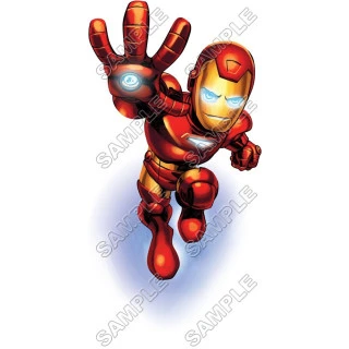Super Hero Squad Iron Man T Shirt Iron on Transfer Decal ~#3