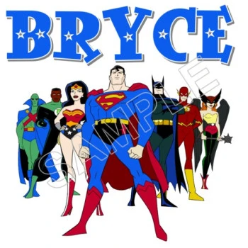 Super Heroes Super Man Personalized  Custom  T Shirt Iron on Transfer Decal ~#58